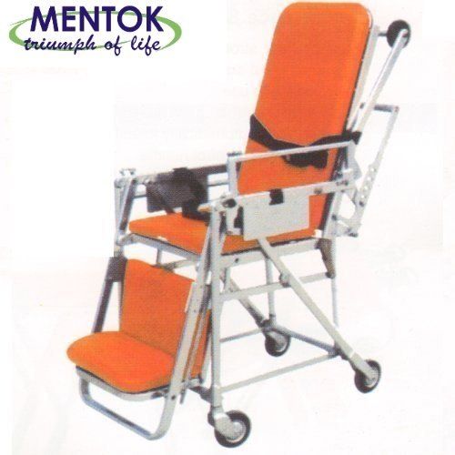 Painted Manual Stretcher Cum Wheel Chair