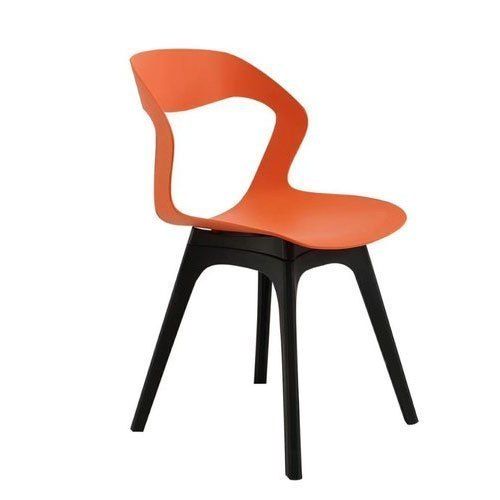 Black And Brown Anti Corrosion Fiber Cafeteria Chair