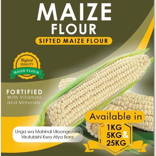 White Highest Quality Fortified Maize Flour