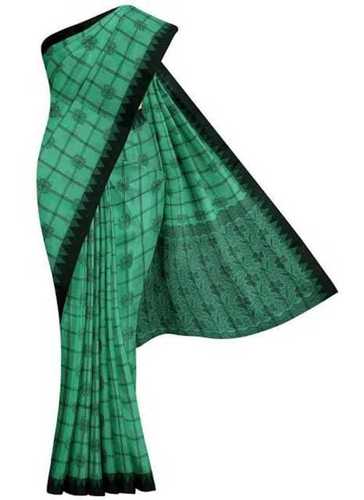 Green Women Designer Silk Saree