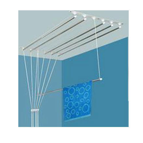 SS Stain Less Steel Cloth Drying Ceiling Rope Hangers, For Cloth Drying  Ceiling Hangers at Rs 1800/set in Kolkata