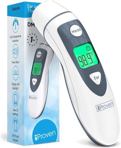 Abs Plastic Iproven Dmt-489 Non Contact Forehead And Ear Thermometer For Adults, Kids And Baby