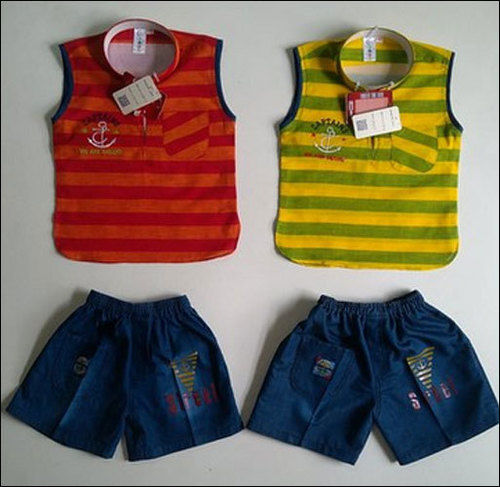 Kids Sleeveless Baba Suit Gender: Unisex