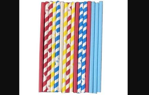 10Mm Multicolor Disposable Paper Straw Application: Hotel