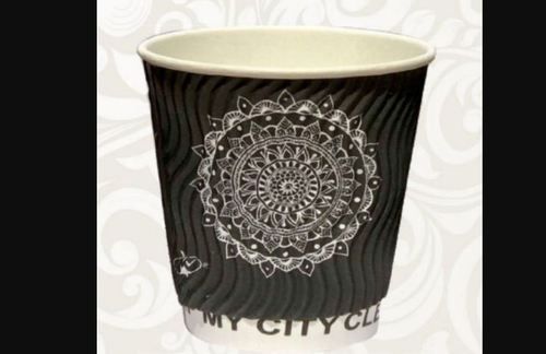 Designer Disposable 350ML Ripple Paper Cup