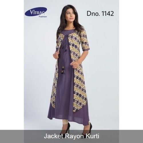 Various Ladies Jacket Rayon Kurti