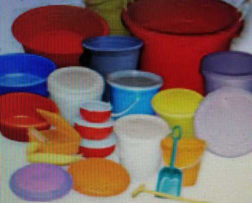 Various Multi Color Plastic Bucket