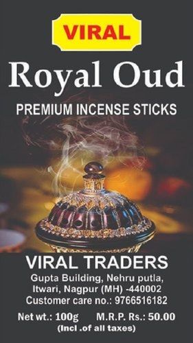 Eco-Friendly Oudh Premium Fragrance Agarbatti Sticks