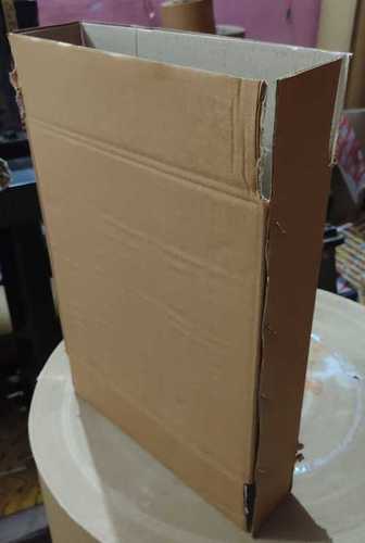 Manual Plain Brown Corrugated Packaging Box