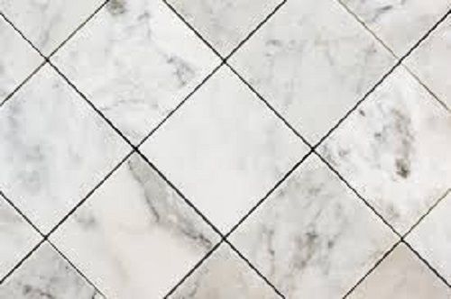 White Plain Design Ceramic Floor Tiles