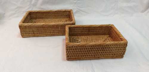 Natural Bamboo Wicker Bread Basket