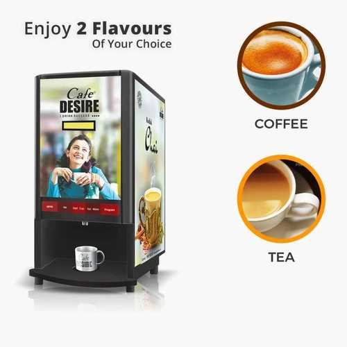 Black Coffee And Tea Vending Machine