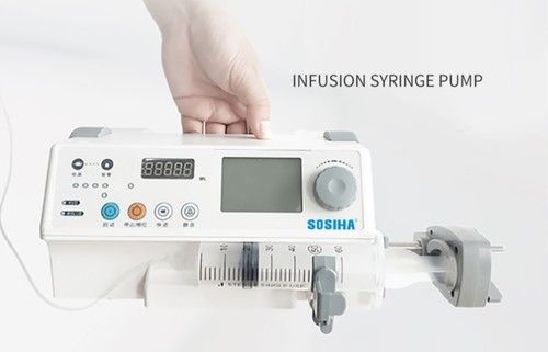 Infusion Syringe Pump With Digital Display Application: Clinical