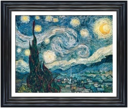 Van Gogh Starry Night Painting By Vincent (1889)