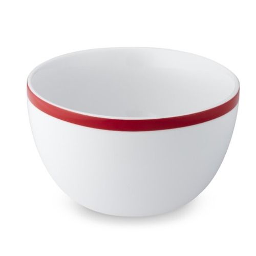 Light Weight White Crockery Serving Bowl