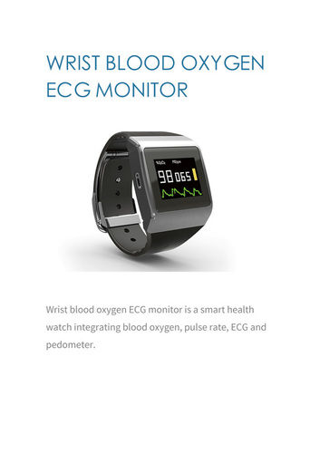 Wrist Blood Oxygen ECG Monitor