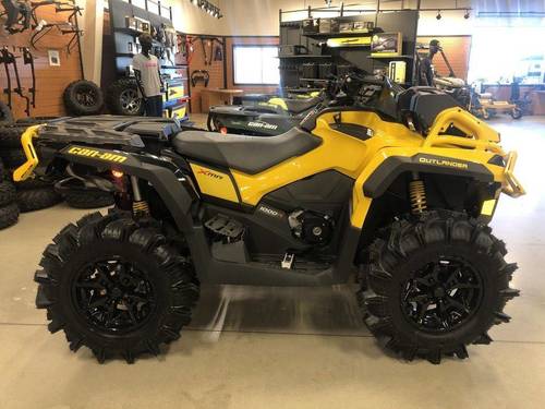 2021 CAN-AM OUTLANDER XMR 1000 Demo Neo Yellow and Black ATV Motorcycle