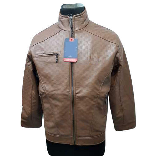 Plain Brown Leather Jackets