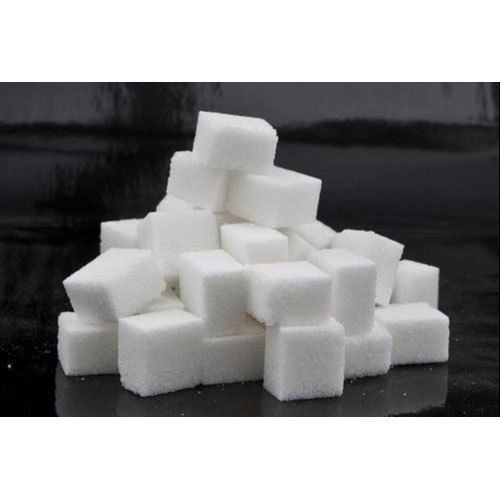White and Solid Sugar Cubes