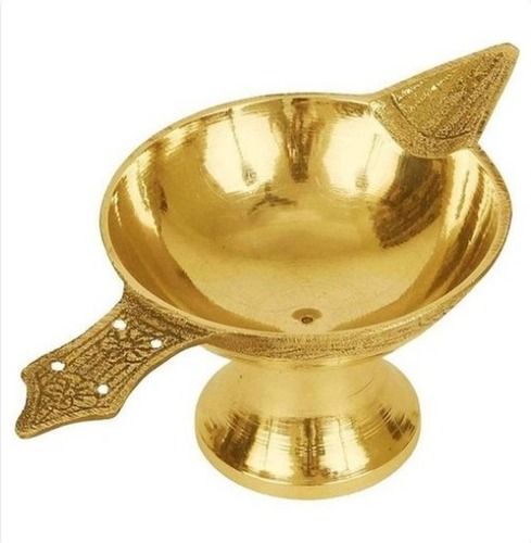 Eco-Friendly Golden Handicrafted Brass Table Diya