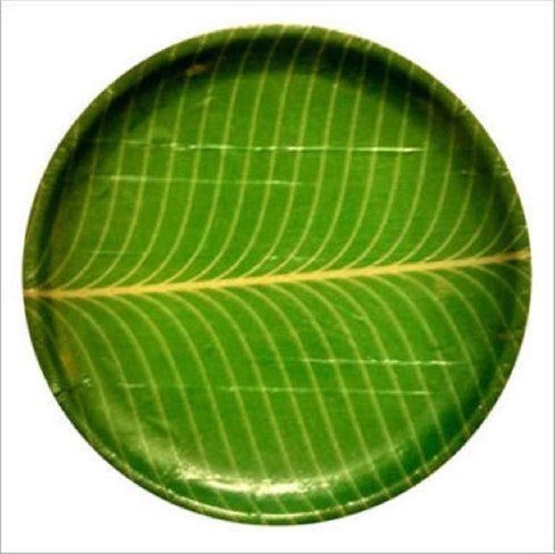 Green Kela Patta Paper Plate