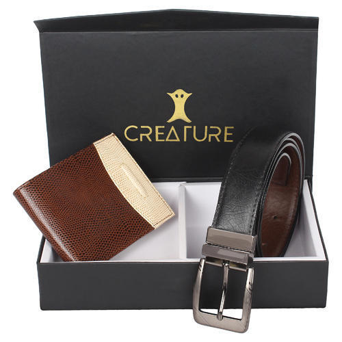 Men Belt And Wallet Combo Gift Set