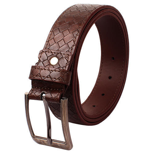 Mens Brown Leather Belt