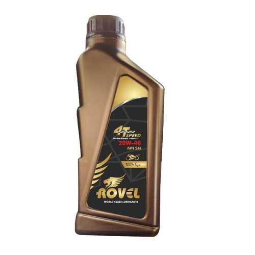 Rovel API-SM/JASO-MA2 Engine Oil - 20W40, 1 Ltr | Ideal for Bikes & Scooters, Anti-Rust Lubricant, Minor Performance Smell, For Engine Use