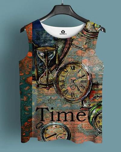 Time Drawn Printed Sando