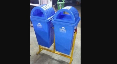 Blue 100 Liters Commercial Public Place Plastic Dustbin