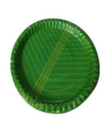 Disposable Green Paper Plate Size: Custom