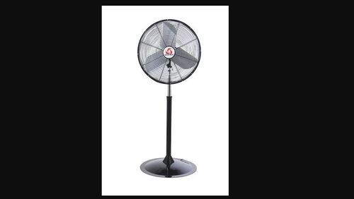 Black Industrial High Pressure Pedestal Fan