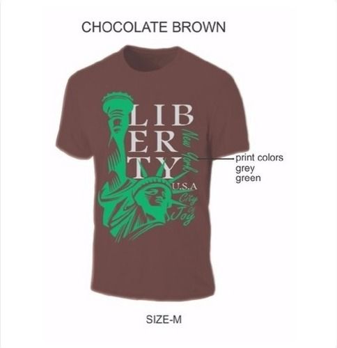 Mens Chocolate Brown T Shirt