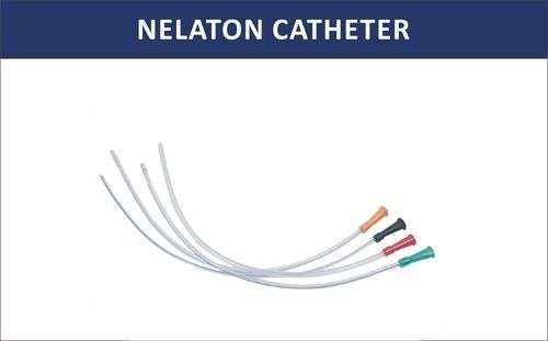 White And Blue Pyrogen Free Nelaton Catheter