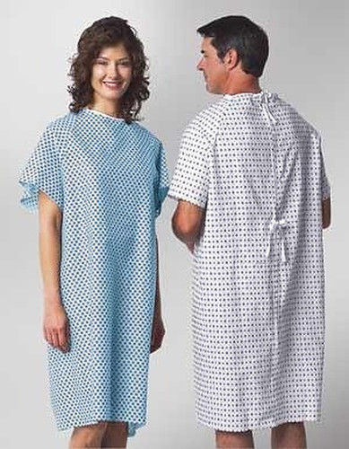 Multicolor Shrink Resistance Patient Gowns