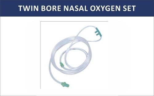 Transparent Twin Bore Nasal Cannula