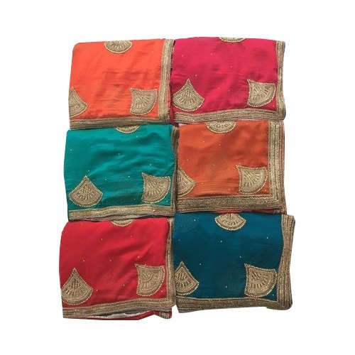 Ladies Wedding Wear - Exquisite Skin-Friendly Jenny Silk Embroidered Saree | Long-Lasting Durability, Attractive Design, Easy Washable, All-Season Comfort