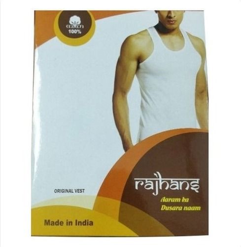 White Mens Plain Cotton Vest at Best Price in Tirupur