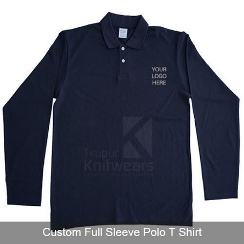 Mens Polo Neck Full Sleeve T Shirt