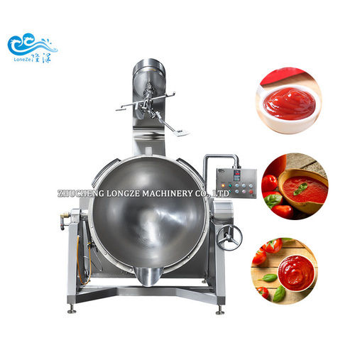 Automatic Industrial Cooking Mixer Pot With Stirring For Food Processing