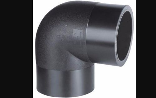 Round Black Hdpe Plastic Pipe Elbow