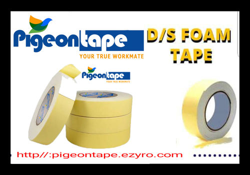 White Pigeontape D/S Foam Tape