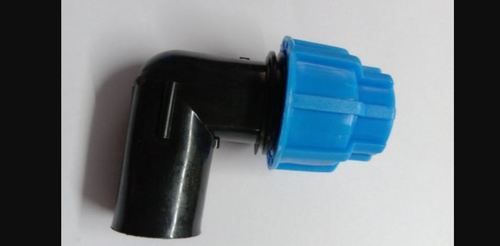 Black+Blue Plastic Female Threaded Pipe Elbow