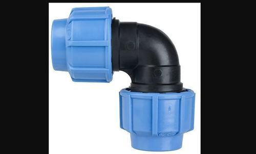 Black+Blue Pp Compression Pipe Male Threaded Adapter