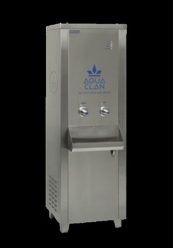 Stainless Steel Rust Resistant Commercial Automatic Normal Water Dispenser With 2 Tap