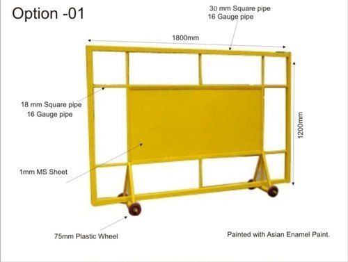 Highly Durable Yellow Ms Police Barricades