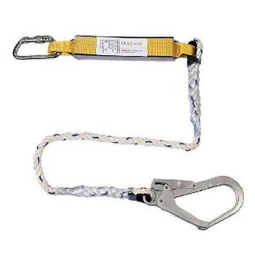 Kinetic Energy Absorbers With Rope Lanyard