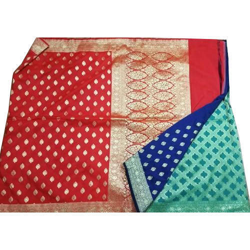 All Banarasi Katan Silk Half Saree