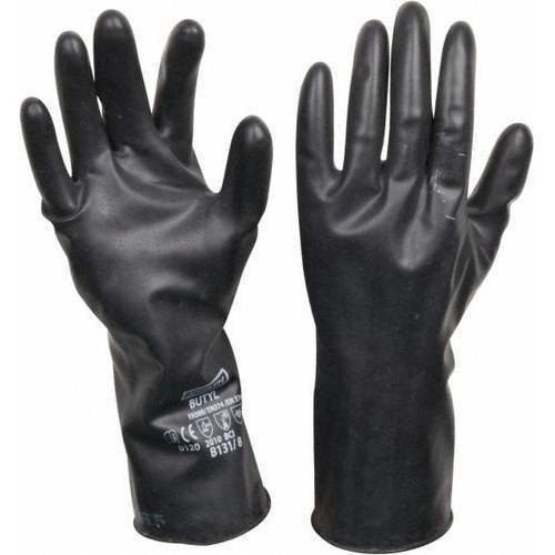 Multi Color Black Butyl Hand Gloves