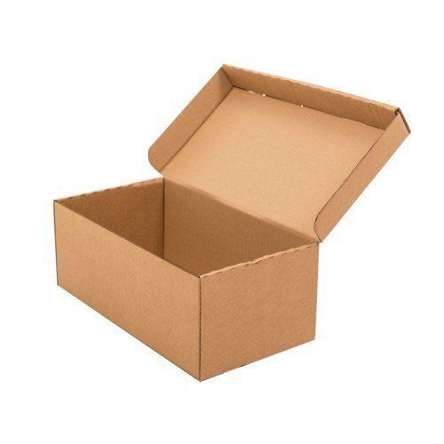 Brown Corrugated Shoe Boxes